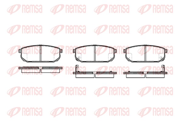 Brake Pad Set, disc brake (1042.02)
