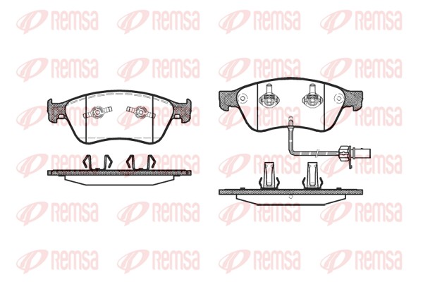 Brake Pad Set, disc brake (1056.02)