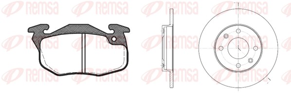 Brake Kit, disc brake (8192.06)