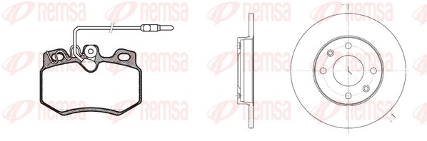 Brake Kit, disc brake (8170.04)