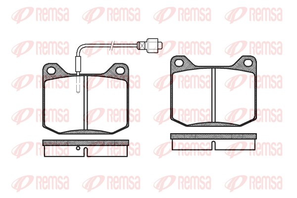 Brake Pad Set, disc brake (0045.02)