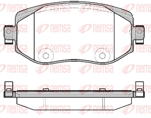 Brake Pad Set, disc brake (1724.08)