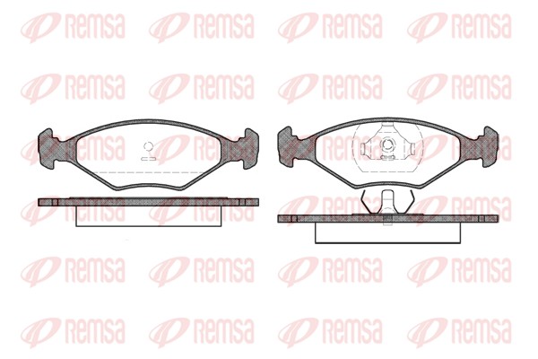 Brake Pad Set, disc brake (0301.00)