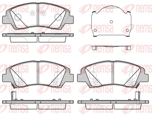 Brake Pad Set, disc brake (1583.02)