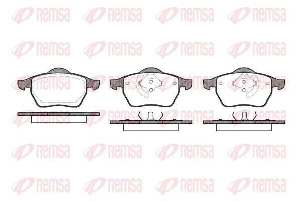 Brake Pad Set, disc brake (0390.40)