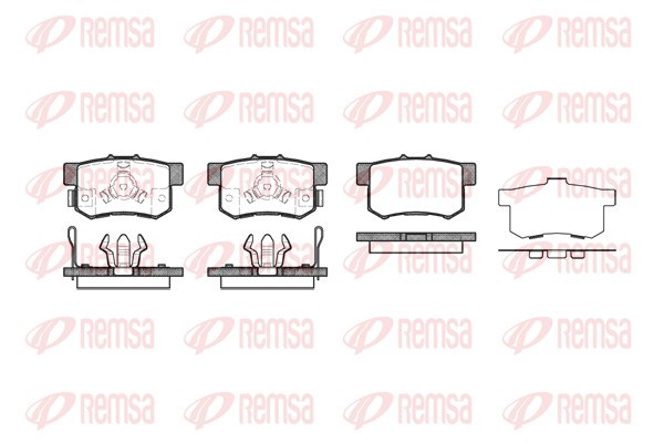 Brake Pad Set, disc brake (0325.04)