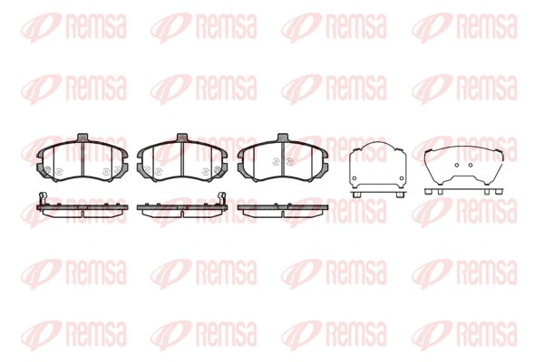 Brake Pad Set, disc brake (1194.02)