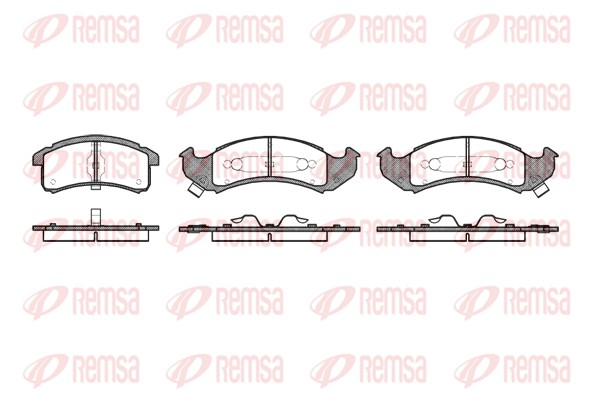 Brake Pad Set, disc brake (0569.00)