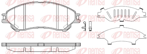 Brake Pad Set, disc brake (1589.02)
