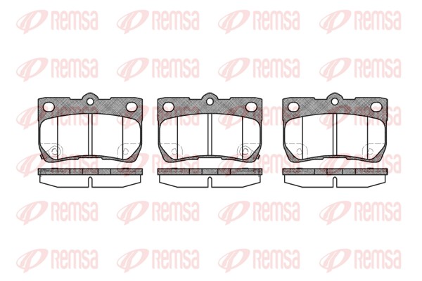 Brake Pad Set, disc brake (1181.02)