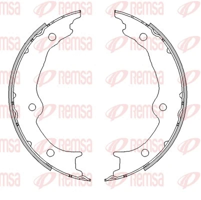 Brake Shoe, parking brake (4601.00)