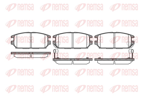 Brake Pad Set, disc brake (0356.12)