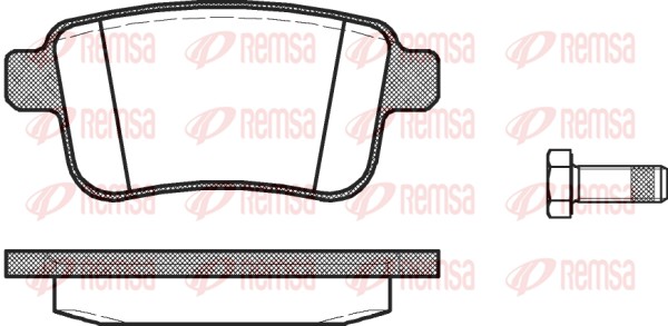Brake Pad Set, disc brake (1352.00)