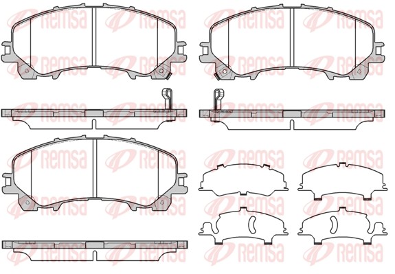 Brake Pad Set, disc brake (1407.12)