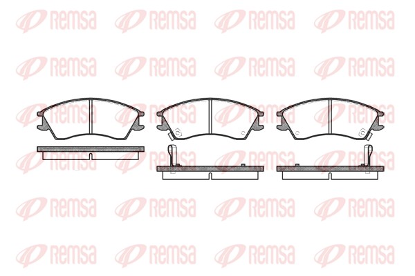 Brake Pad Set, disc brake (0224.12)