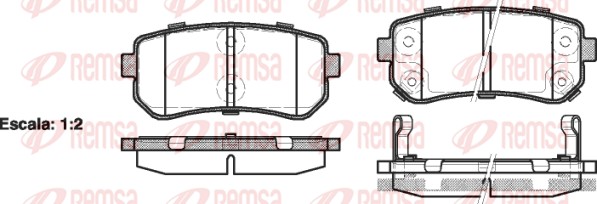 Brake Pad Set, disc brake (1209.02)