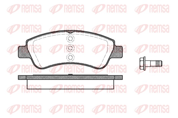 Brake Pad Set, disc brake (0840.20)
