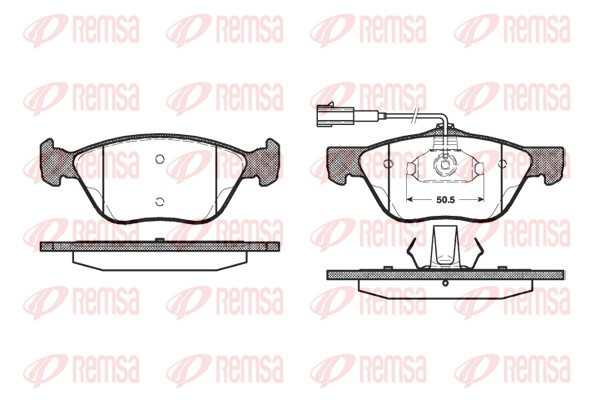Brake Pad Set, disc brake (0589.32)