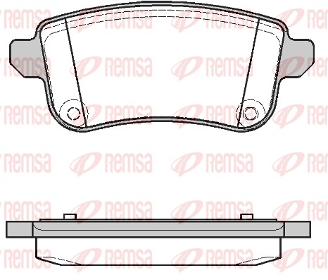 Brake Pad Set, disc brake (1387.10)