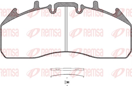 Brake Pad Set, disc brake (JCA 1257.00)