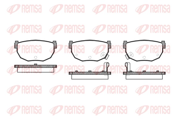 Brake Pad Set, disc brake (0151.12)