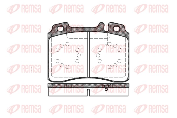 Brake Pad Set, disc brake (0379.00)