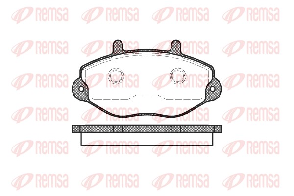 Brake Pad Set, disc brake (0392.00)