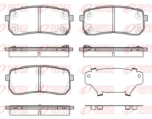 Brake Pad Set, disc brake (1288.12)