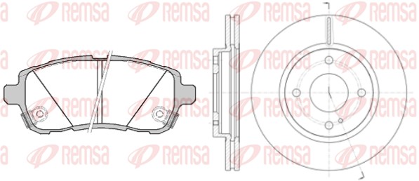 Brake Kit, disc brake (81281.00)