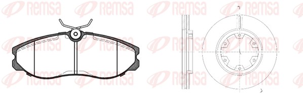 Brake Kit, disc brake (8462.01)