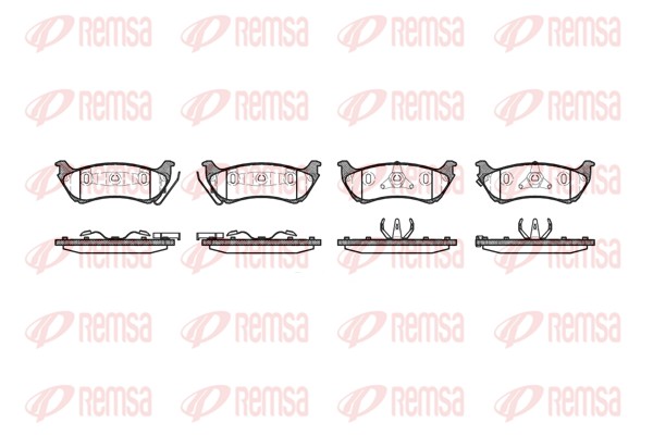 Brake Pad Set, disc brake (0698.01)