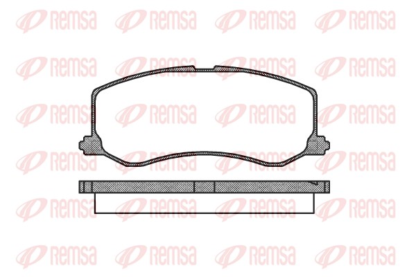 Brake Pad Set, disc brake (0410.00)