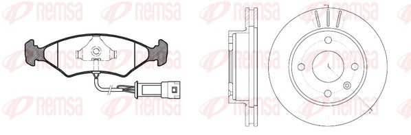 Brake Kit, disc brake (8119.03)