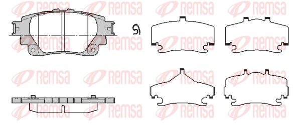 Brake Pad Set, disc brake (1871.00)