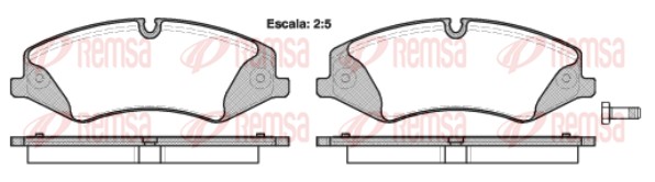 Brake Pad Set, disc brake (1409.00)