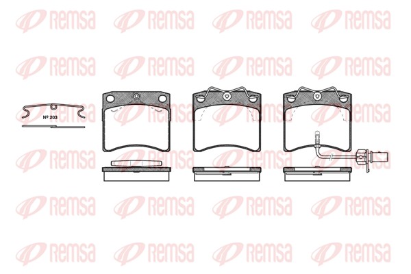 Brake Pad Set, disc brake (0385.11)