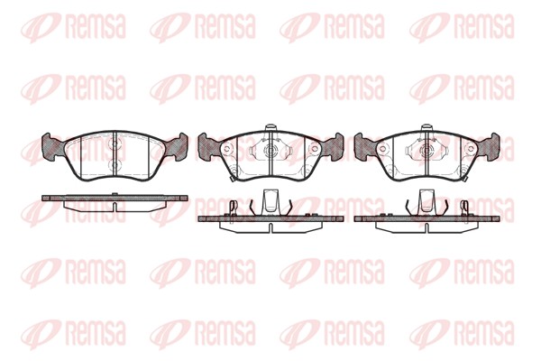 Brake Pad Set, disc brake (0676.02)