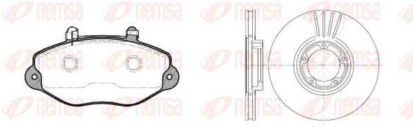 Brake Kit, disc brake (8392.01)