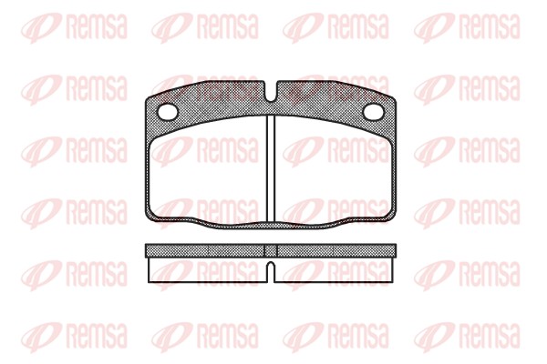 Brake Pad Set, disc brake (0101.00)