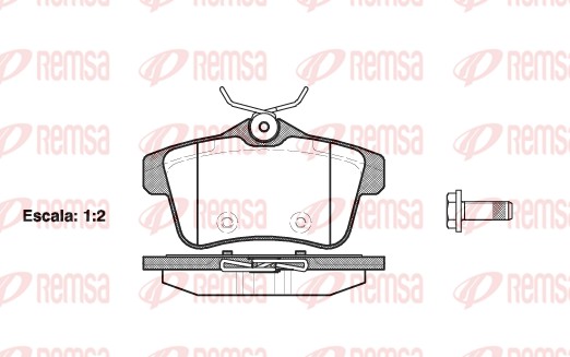 Brake Pad Set, disc brake (1418.00)