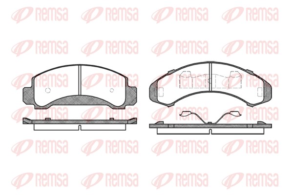 Brake Pad Set, disc brake (0550.00)