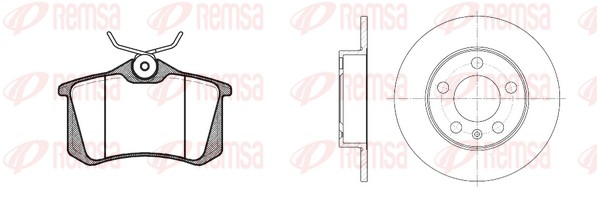Brake Kit, disc brake (8263.01)