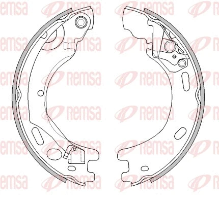 Brake Shoe, parking brake (4520.00)