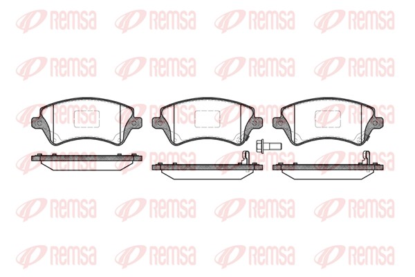 Brake Pad Set, disc brake (0822.12)