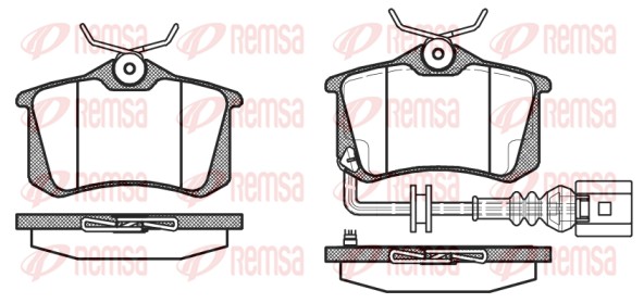 Brake Pad Set, disc brake (0263.41)