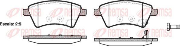 Brake Pad Set, disc brake (1215.01)