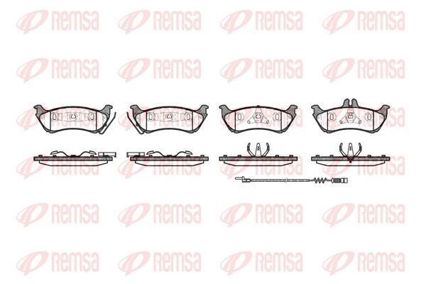 Brake Pad Set, disc brake (0698.11)