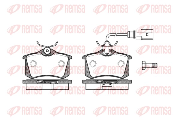 Brake Pad Set, disc brake (0263.51)