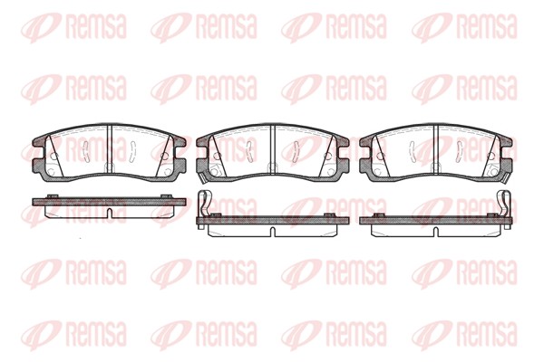 Brake Pad Set, disc brake (0566.22)
