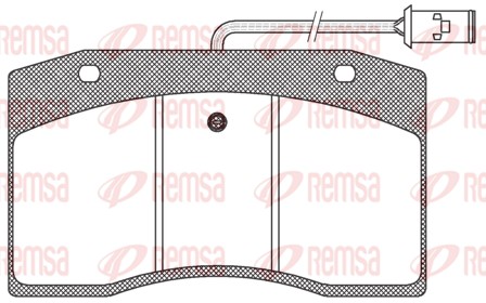 Brake Pad Set, disc brake (JCA 400.40)